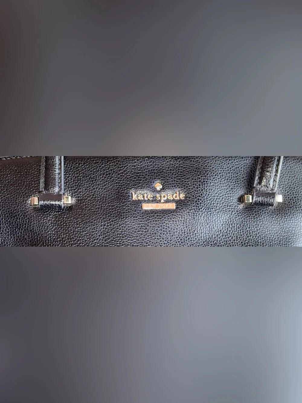 Kate Spade Patterson Drive Small Geraldine Satchel - Black & Cement Two-Tone
